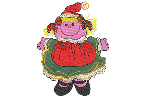 Christmas Rag Doll Embroidery Design Review