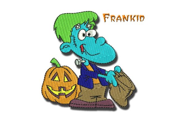 Frankid: A Charming Embroidery Design for Meaningful Personalized Gifts