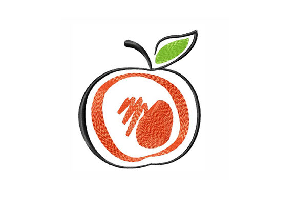 Hand Drawn Apple
