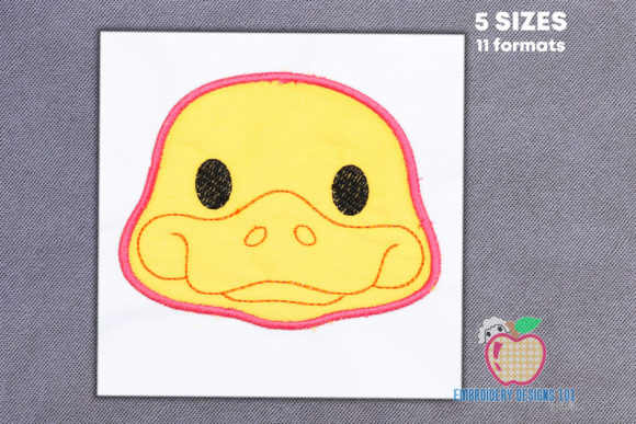 Mallard Head Applique: A Versatile Design for Etsy