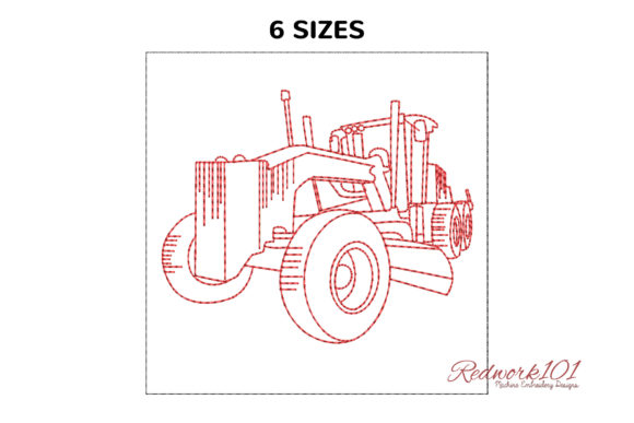 Motor Grader: A Bold and Professional Embroidery Design
