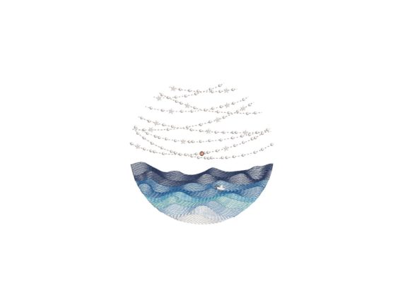 Sea Lights: A Versatile Embroidery Design for Small Business Merch