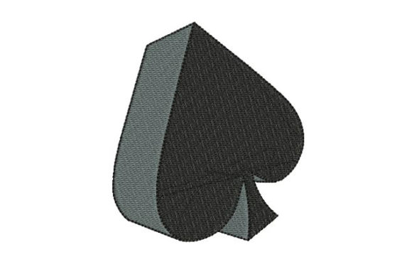 Spades: A Bold and Stylish Embroidery Design