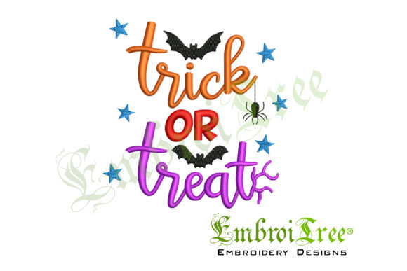 Trick or Treat Design: A Spooky Yet Charming Embroidery
