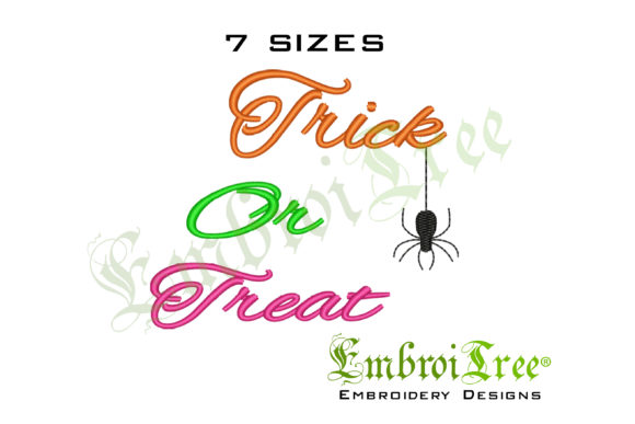 Trick or Treat Machine Design: A Spooky Embroidery Gem